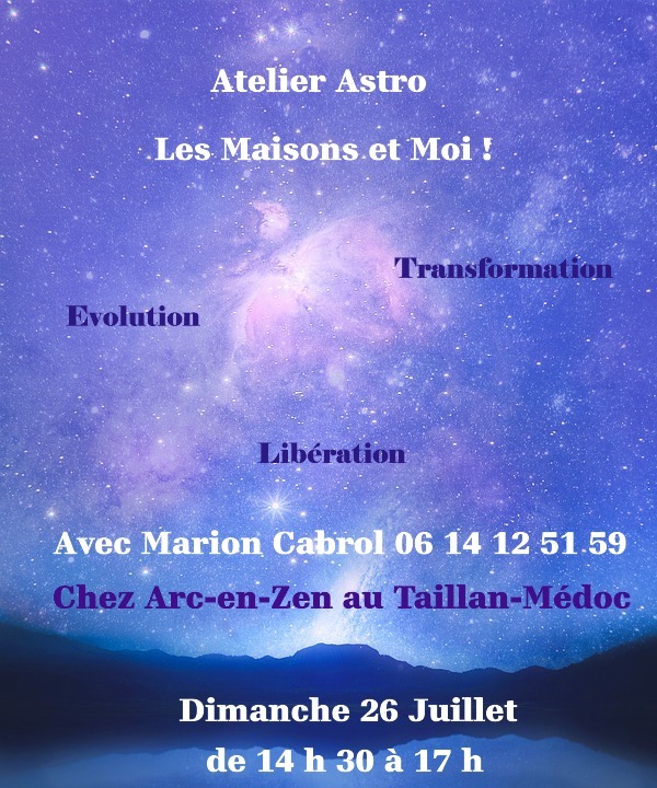 Atelier « Les Maisons astrologiques et Moi ! »